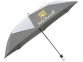 Зонт складной «Pinwheel», серый/белый, эпонж, полиэстер - 2