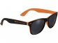 Очки солнцезащитные «Sun Ray» с цветной вставкой, оранжевый/черный, ПК-пластик - 4