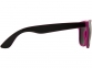 Очки солнцезащитные «Sun Ray» с цветной вставкой, розовый/черный, ПК-пластик - 3