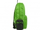 Рюкзак «Fold-it» складной, зеленое яблоко, полиэстер 210D - 4
