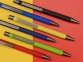Ручка металлическая шариковая «Straight Gum» soft-touch с зеркальной гравировкой, синий, металл с покрытием soft-touch - 1
