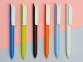 Ручка пластиковая шариковая «Vane KG F», белый, пластик - 1
