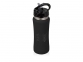 Бутылка спортивная «Коста-Рика», черный/серебристый, нержавеющая cталь/пластик с покрытием soft-touch - 4