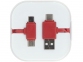 Цветной зарядный кабель, красный, АБС пластик - 3