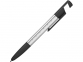 Ручка-стилус металлическая шариковая «Multy», серебристый/черный, металл - 2