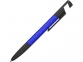 Ручка-стилус металлическая шариковая «Multy», синий/черный, металл - 2