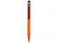 Ручка-стилус металлическая шариковая «Poke», оранжевый/черный, металл - 1
