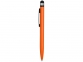 Ручка-стилус металлическая шариковая «Poke», оранжевый/черный, металл - 2