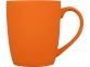 Кружка с покрытием soft-touch «Tulip Gum», оранжевый, фарфор с покрытием soft-touch - 1