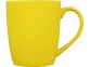 Кружка с покрытием soft-touch «Tulip Gum», желтый, фарфор с покрытием soft-touch - 1
