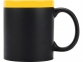 Кружка с покрытием для рисования мелом «Да Винчи», черный/желтый, керамика - 2