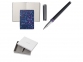 Подарочный набор: блокнот A6, ручка-роллер, Cacharel, искусственная кожа, латунь - 1