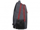 Рюкзак «Metropolitan» с черной подкладкой, серый/красный, полиэстер - 5