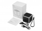 Портативная колонка «Cube» с подсветкой, черный, пластик с покрытием soft-touch/силикон/металл - 8