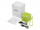 Портативная колонка «Cube» с подсветкой, зеленое яблоко, пластик с покрытием soft-touch/силикон/металл - 8