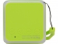 Портативная колонка «Cube» с подсветкой, зеленое яблоко, пластик с покрытием soft-touch/силикон/металл - 4