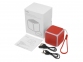 Портативная колонка «Cube» с подсветкой, красный, пластик с покрытием soft-touch/силикон/металл - 8
