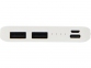 Портативное зарядное устройство «Blank Pro», 10000 mAh, белый, пластик - 7
