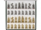 Шахматы «Карл IV», доска- цельное каучуковое дерево, фигурки- цинковый сплав замак с посеребрением и позолочением - 4