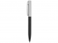 Ручка металлическая soft-touch шариковая «Tally», серебристый/черный, металл с покрытием soft-touch - 2