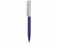 Ручка металлическая soft-touch шариковая «Tally», серебристый/синий, металл с покрытием soft-touch - 2