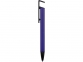 Ручка-подставка металлическая «Кипер Q», синий/черный, металл/пластик - 3
