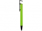 Ручка-подставка металлическая «Кипер Q», зеленое яблоко/черный, металл/пластик - 3