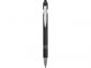 Ручка-стилус металлическая шариковая «Sway» soft-touch, черный/серебристый, металл c покрытием soft-touch - 1