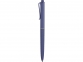 Ручка пластиковая soft-touch шариковая «Plane», синий, верхняя часть ручки- пластик, нижняя часть ручки- пластик с покрытием soft-touch - 2