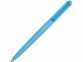 Ручка пластиковая soft-touch шариковая «Plane», голубой, верхняя часть ручки- пластик, нижняя часть ручки- пластик с покрытием soft-touch - 1