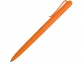 Ручка пластиковая soft-touch шариковая «Plane», оранжевый, верхняя часть ручки- пластик, нижняя часть ручки- пластик с покрытием soft-touch - 2