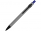 Ручка металлическая soft-touch шариковая «Snap», серый/черный/синий, металл с покрытием soft touch - 1