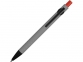 Ручка металлическая soft-touch шариковая «Snap», серый/черный/красный, металл с покрытием soft touch - 1