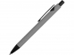 Ручка металлическая soft-touch шариковая «Snap», серый/черный, металл с покрытием soft touch - 2