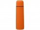 Термос «Ямал Soft Touch» с чехлом, оранжевый матовый, нержавеющая сталь с покрытием soft-touch - 3