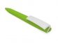 Ручка пластиковая soft-touch шариковая «Zorro», зеленое яблоко/белый, пластик с покрытием soft-touch - 4