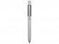 Ручка металлическая шариковая «Bobble», серый/черный, металл/силикон - 1