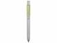 Ручка металлическая шариковая «Bobble», серый/зеленое яблоко, металл/силикон - 1