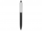 Ручка пластиковая трехгранная шариковая «Lateen», черный/белый, пластик - 2
