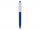 Ручка пластиковая трехгранная шариковая «Lateen», синий/белый, пластик - 2