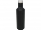 Вакуумная бутылка «Pinto», черный/серебристый, нержавеющая сталь с медной изоляцией - 2