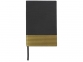 Блокнот А5 «Gold lines», черный/золотистый, искусственная кожа Thermo PU - 4