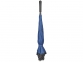 Зонт-трость «Lima» с обратным сложением, черный/темно-синий, полиэстер, металл, пластик - 2