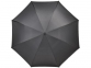 Зонт-трость «Lima» с обратным сложением, черный/темно-синий, полиэстер, металл, пластик - 5