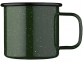 Кружка эмалированная «Emal», зеленый с белым вкраплением, сталь с эмалевым покрытием - 2