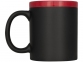 Кружка с покрытием для рисования мелом, черный/красный, керамика - 1