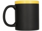 Кружка с покрытием для рисования мелом, черный/желтый, керамика - 2