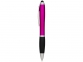 Ручка-стилус шариковая «Nash», розовый/черный/серебристый, АБС пластик - 1