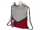 Спортивный рюкзак-мешок, серый/красный - 2