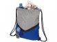 Спортивный рюкзак-мешок, серый/ярко-синий, ткань из вереска с полиуретановой подкладкой 210D - 2